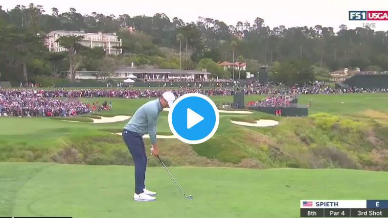 Jordan Spieth calls out his caddie after nightmare 8th at Pebble Beach